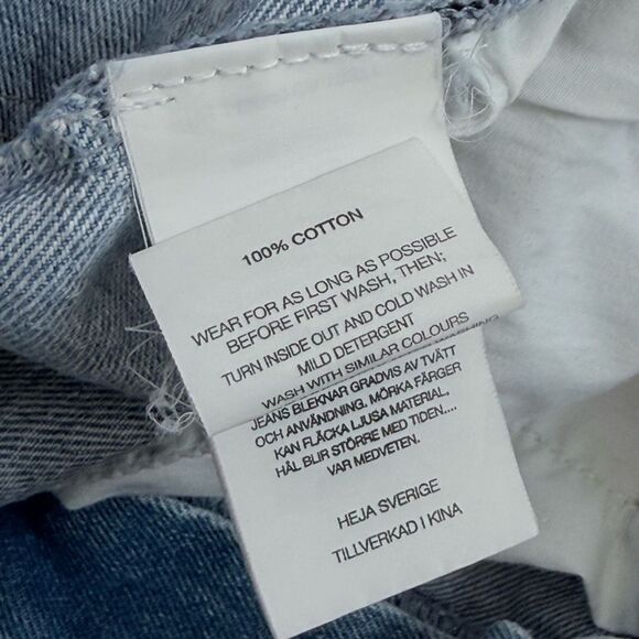 ROLLA’S Original Short City Bleach Light 26 Wash High Rise Cut Off Jean Shorts - Picture 11 of 16